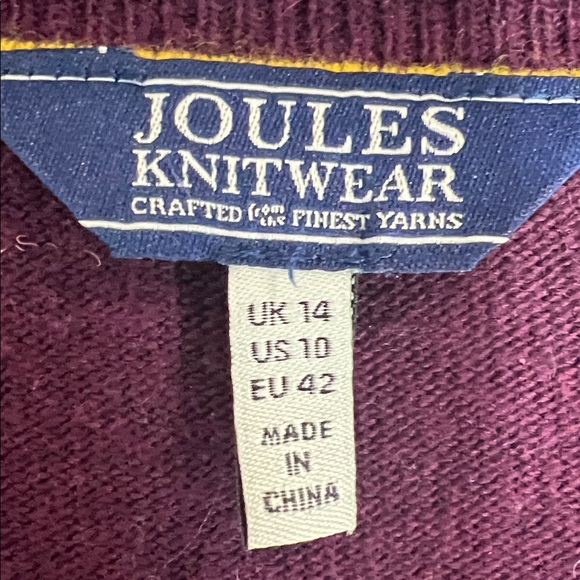 Joules Knitwear Beaded Hedgehog Knit jumper Sweater size US 10 - Picture 8 of 15